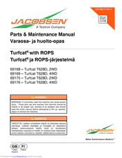 Jacobsen 69168 - Turfcat T628D Parts & Maintenance Manual
