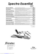 Patterson Medical Kinetec Spectra Essential User Manual