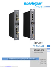 Blankom LANIOS-RCL Device Manual