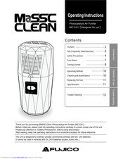 MaSSC Clean MC-CA1 Operating Instructions Manual