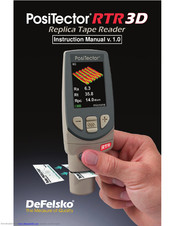 DeFelsko PosiTector RTR 3D Instruction Manual