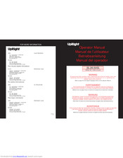 Upright 30SL Operator's Manual