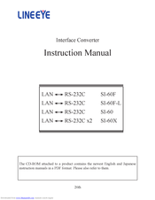 Line Eye SI-60F Instruction Manual