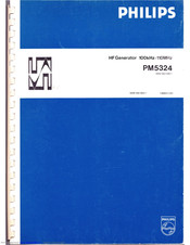 Philips PM5324 Instruction Manual