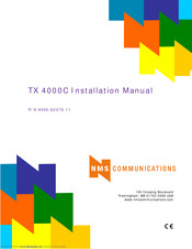 NMS Communications TX 4000C Installation Manual