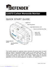 Defender LL6070 Quick Start Manual