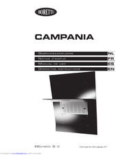 BORETTI CAMPANIA Operating Instructions Manual