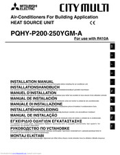Mitsubishi PQHY-P250YGM-A Installation Manual