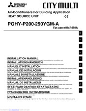 Mitsubishi PQHY-P200YGM-A Installation Manual