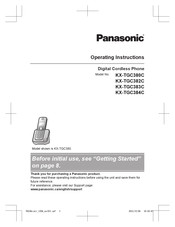 Panasonic Kx Tgc382c Manuals Manualslib