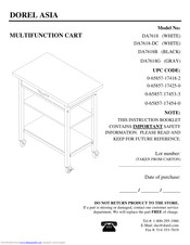 Dorel Asia 0-65857-17454-0 User Manual