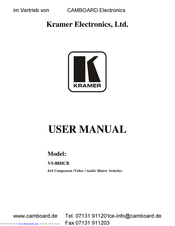 Kramer VS-88HCB User Manual