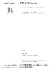 Kramer VA-2H User Manual
