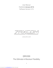 Zaxcom QRX200 User Manual