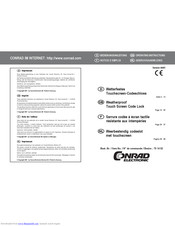 Conrad 75 14 02 Operating Instructions Manual