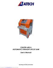 ATech Machine CRATER-600 A User Manual