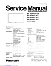 Panasonic TH-42PHW7EX Service Manual