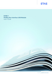 ETAS ES583.1 User Manual