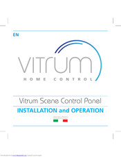 Vitrum Scene Installation And Operation Manual