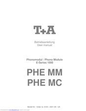 T+A PHE MC User Manual