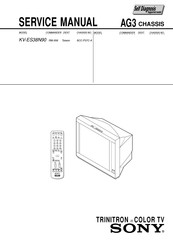 Sony TRINITRON KV-ES38N90 Service Manual