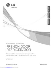 LG LFXS24566 Series Owner's Manual