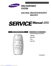 Samsung MAX-KX75 Service Manual
