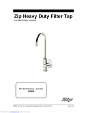 Zip 803828 Installation & Operating Instructions Manual