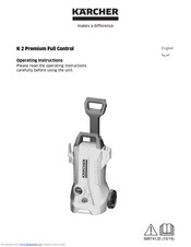 Kärcher K 2 Premium Operating Instructions Manual
