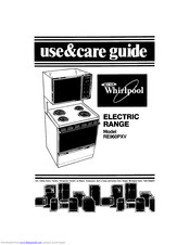 Whirlpool RE960PXV Use & Care Manual