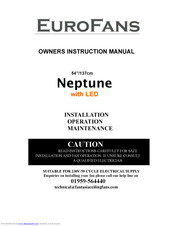 EuroFans Neptune Owner's Instruction Manual