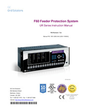 GE F60 Instruction Manual