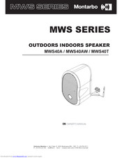 Montarbo MWS40AW Owner's Manual
