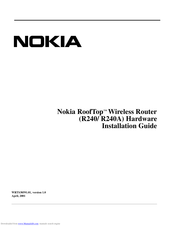 Nokia RoofTop R240A Installation Manual