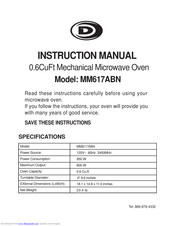 Midea MM617ABN Instruction Manual