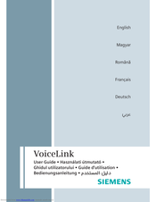Siemens VoiceLink User Manual