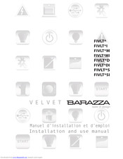 Barazza Velvet FIVLT*M Series Installation And Use Manual