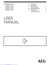 AEG KDE911413 User Manual