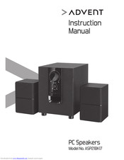 Advent ASP21BK17 Instruction Manual