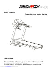 Diamondback 910T Operating Instructions Manual