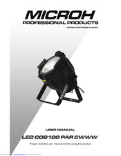 Microh LED COB100 PAR CWWW User Manual