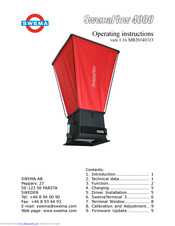Swema SwemaFlow 4000 Operating Instructions Manual