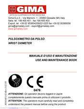 Gima 34340 Use And Maintenance Book