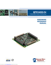 AMP MPEG4000-D4 Hardware Reference Manual