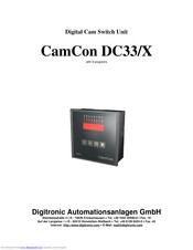 Digitronic CamCon DC33/X Instruction Manual