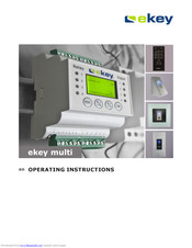 eKey Multi Operating Instructions Manual
