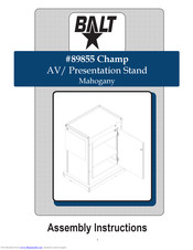 Balt 89855 Champ Assembly Instructions Manual