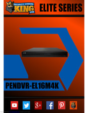 Security Camera King PENDVR-EL16M4K Manual