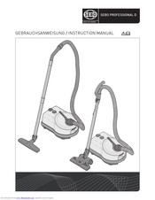 Sebo Professional D Instruction Manual