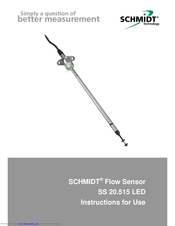 Schmidt SS 20.515 LED Instructions For Use Manual